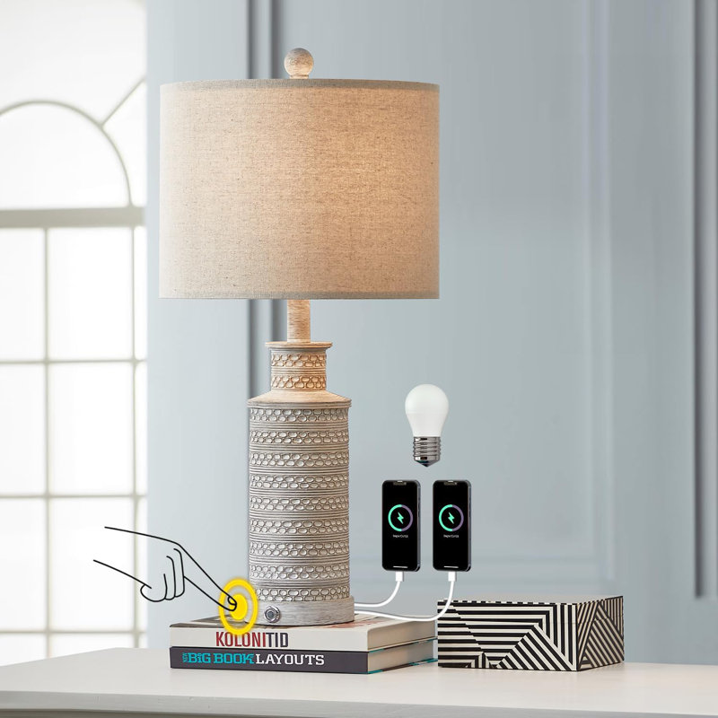 Red Barrel Studio® Elandus USB Table Lamp Wayfair